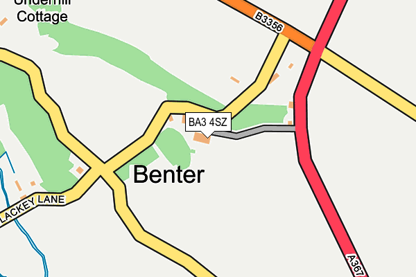 BA3 4SZ map - OS OpenMap – Local (Ordnance Survey) BA3 4SZ map - OS OpenMap – Local (Ordnance Survey)