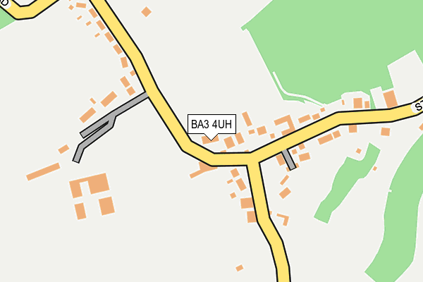 BA3 4UH map - OS OpenMap – Local (Ordnance Survey) BA3 4UH map - OS OpenMap – Local (Ordnance Survey)