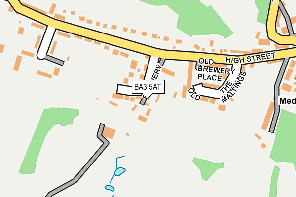 BA3 5AT map - OS OpenMap – Local (Ordnance Survey) BA3 5AT map - OS OpenMap – Local (Ordnance Survey)