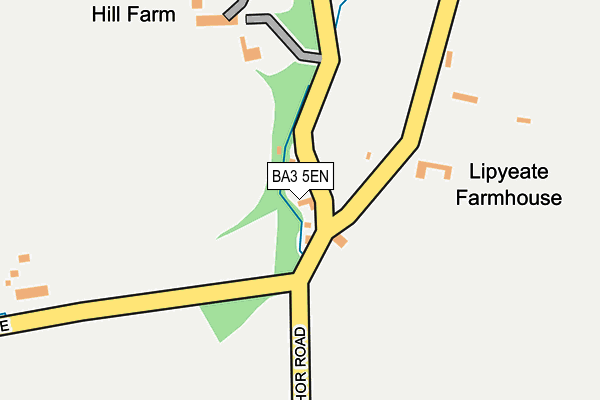 BA3 5EN map - OS OpenMap – Local (Ordnance Survey) BA3 5EN map - OS OpenMap – Local (Ordnance Survey)