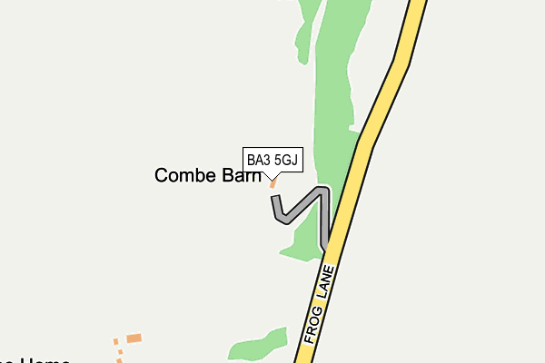 BA3 5GJ map - OS OpenMap – Local (Ordnance Survey) BA3 5GJ map - OS OpenMap – Local (Ordnance Survey)
