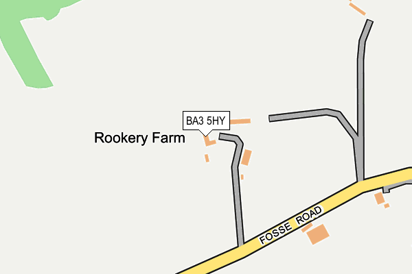BA3 5HY map - OS OpenMap – Local (Ordnance Survey) BA3 5HY map - OS OpenMap – Local (Ordnance Survey)