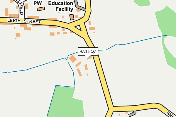 BA3 5QZ map - OS OpenMap – Local (Ordnance Survey) BA3 5QZ map - OS OpenMap – Local (Ordnance Survey)