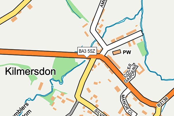BA3 5SZ map - OS OpenMap – Local (Ordnance Survey) BA3 5SZ map - OS OpenMap – Local (Ordnance Survey)