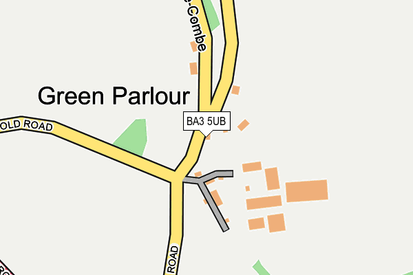 BA3 5UB map - OS OpenMap – Local (Ordnance Survey) BA3 5UB map - OS OpenMap – Local (Ordnance Survey)