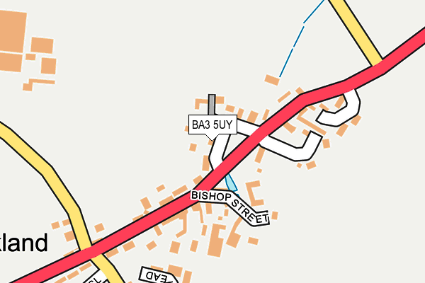 BA3 5UY map - OS OpenMap – Local (Ordnance Survey) BA3 5UY map - OS OpenMap – Local (Ordnance Survey)