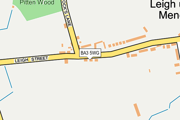 BA3 5WG map - OS OpenMap – Local (Ordnance Survey) BA3 5WG map - OS OpenMap – Local (Ordnance Survey)