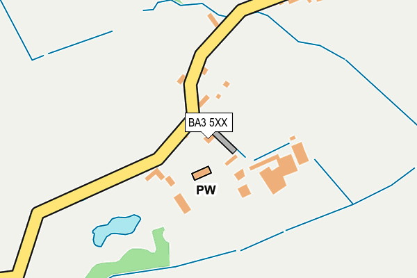 BA3 5XX map - OS OpenMap – Local (Ordnance Survey) BA3 5XX map - OS OpenMap – Local (Ordnance Survey)