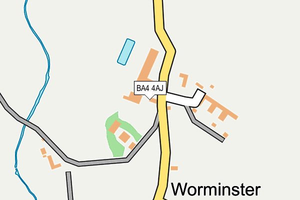 BA4 4AJ map - OS OpenMap – Local (Ordnance Survey) BA4 4AJ map - OS OpenMap – Local (Ordnance Survey)