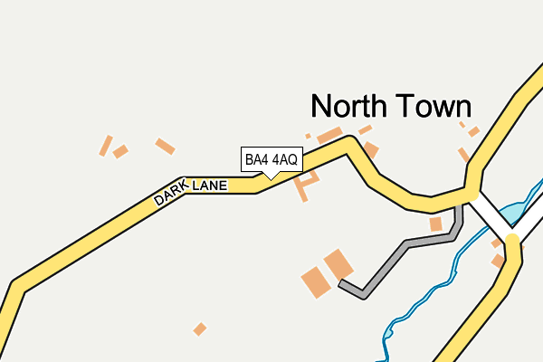 BA4 4AQ map - OS OpenMap – Local (Ordnance Survey)