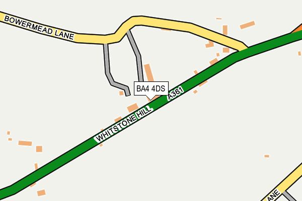 BA4 4DS map - OS OpenMap – Local (Ordnance Survey) BA4 4DS map - OS OpenMap – Local (Ordnance Survey)