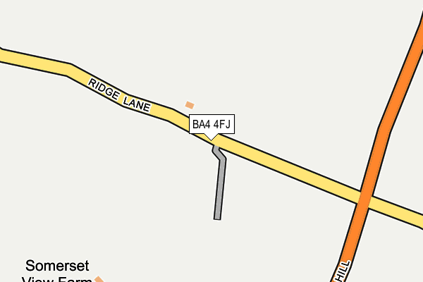BA4 4FJ map - OS OpenMap – Local (Ordnance Survey) BA4 4FJ map - OS OpenMap – Local (Ordnance Survey)