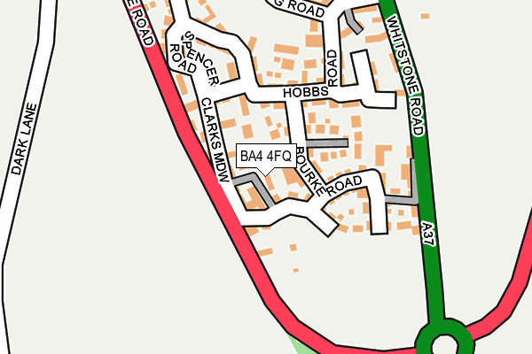 BA4 4FQ map - OS OpenMap – Local (Ordnance Survey) BA4 4FQ map - OS OpenMap – Local (Ordnance Survey)