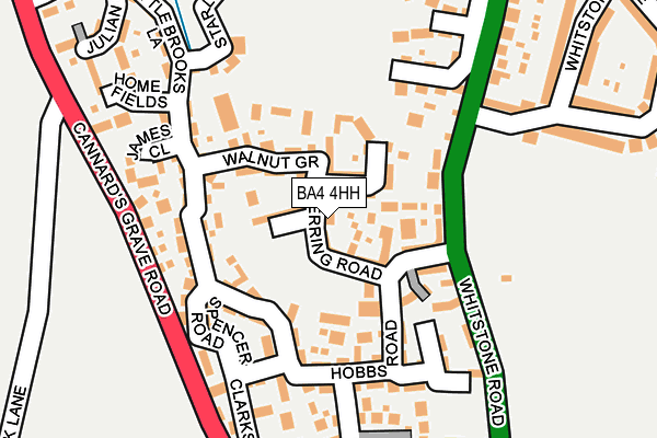 BA4 4HH map - OS OpenMap – Local (Ordnance Survey) BA4 4HH map - OS OpenMap – Local (Ordnance Survey)