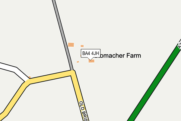 BA4 4JH map - OS OpenMap – Local (Ordnance Survey) BA4 4JH map - OS OpenMap – Local (Ordnance Survey)