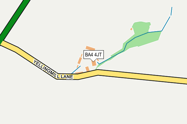 BA4 4JT map - OS OpenMap – Local (Ordnance Survey) BA4 4JT map - OS OpenMap – Local (Ordnance Survey)