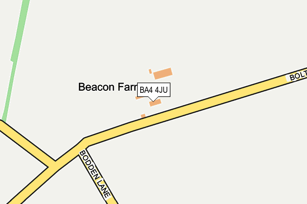 BA4 4JU map - OS OpenMap – Local (Ordnance Survey) BA4 4JU map - OS OpenMap – Local (Ordnance Survey)
