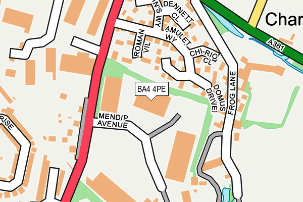 BA4 4PE map - OS OpenMap – Local (Ordnance Survey) BA4 4PE map - OS OpenMap – Local (Ordnance Survey)