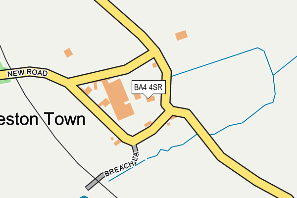BA4 4SR map - OS OpenMap – Local (Ordnance Survey) BA4 4SR map - OS OpenMap – Local (Ordnance Survey)