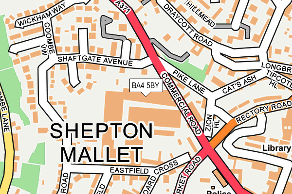 BA4 5BY map - OS OpenMap – Local (Ordnance Survey) BA4 5BY map - OS OpenMap – Local (Ordnance Survey)