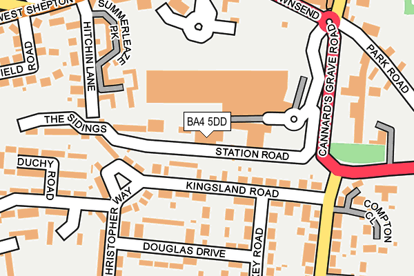 BA4 5DD map - OS OpenMap – Local (Ordnance Survey) BA4 5DD map - OS OpenMap – Local (Ordnance Survey)