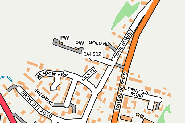 BA4 5DZ map - OS OpenMap – Local (Ordnance Survey) BA4 5DZ map - OS OpenMap – Local (Ordnance Survey)
