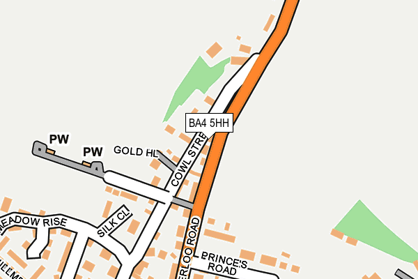 BA4 5HH map - OS OpenMap – Local (Ordnance Survey) BA4 5HH map - OS OpenMap – Local (Ordnance Survey)