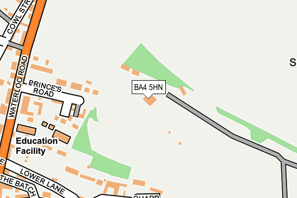 BA4 5HN map - OS OpenMap – Local (Ordnance Survey) BA4 5HN map - OS OpenMap – Local (Ordnance Survey)