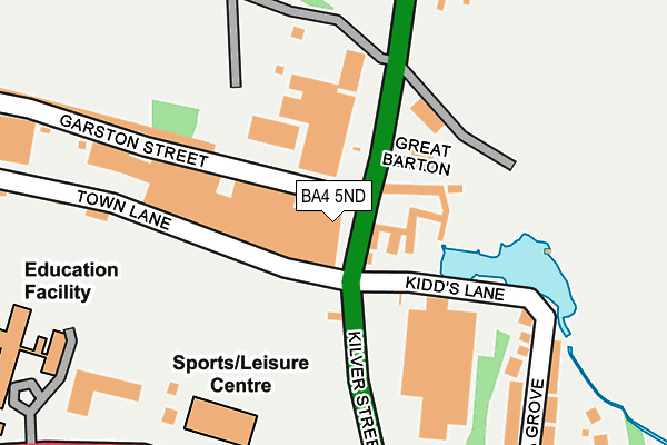 BA4 5ND map - OS OpenMap – Local (Ordnance Survey) BA4 5ND map - OS OpenMap – Local (Ordnance Survey)