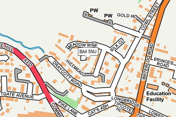 BA4 5NU map - OS OpenMap – Local (Ordnance Survey) BA4 5NU map - OS OpenMap – Local (Ordnance Survey)