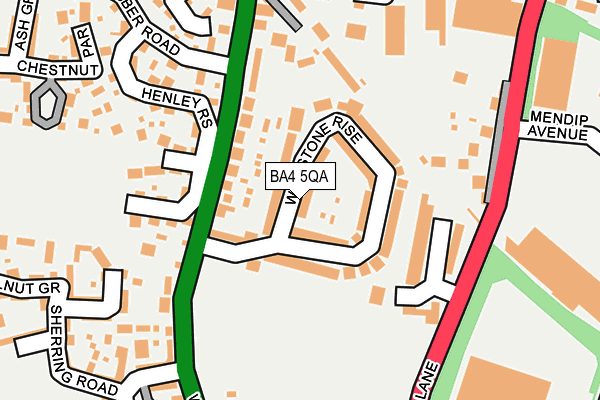 BA4 5QA map - OS OpenMap – Local (Ordnance Survey) BA4 5QA map - OS OpenMap – Local (Ordnance Survey)