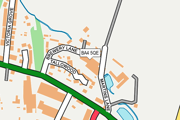 BA4 5QE map - OS OpenMap – Local (Ordnance Survey) BA4 5QE map - OS OpenMap – Local (Ordnance Survey)