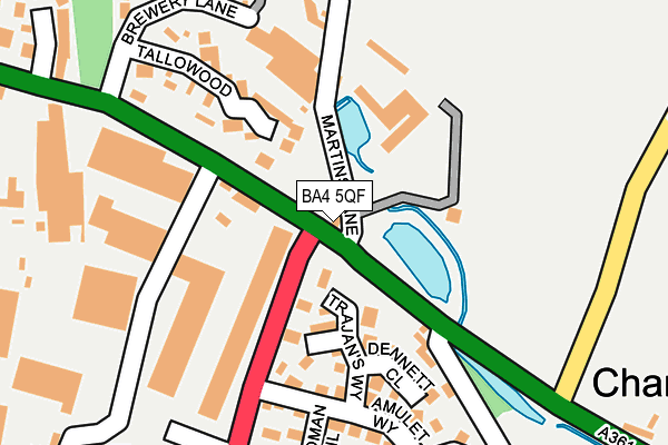 BA4 5QF map - OS OpenMap – Local (Ordnance Survey) BA4 5QF map - OS OpenMap – Local (Ordnance Survey)