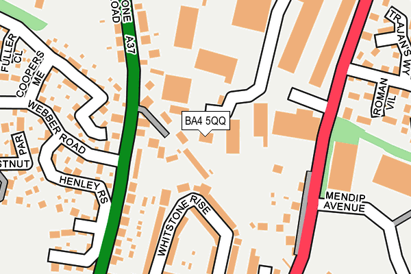 BA4 5QQ map - OS OpenMap – Local (Ordnance Survey) BA4 5QQ map - OS OpenMap – Local (Ordnance Survey)