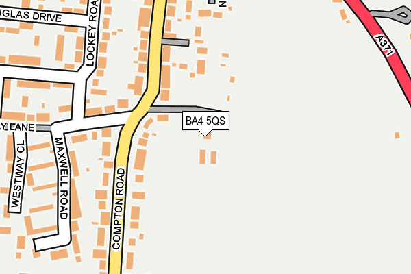 BA4 5QS map - OS OpenMap – Local (Ordnance Survey) BA4 5QS map - OS OpenMap – Local (Ordnance Survey)