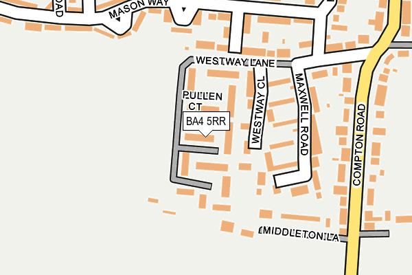 BA4 5RR map - OS OpenMap – Local (Ordnance Survey) BA4 5RR map - OS OpenMap – Local (Ordnance Survey)