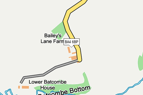 BA4 6BP map - OS OpenMap – Local (Ordnance Survey) BA4 6BP map - OS OpenMap – Local (Ordnance Survey)