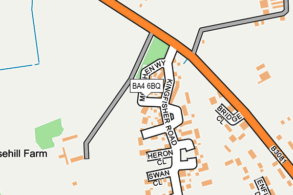 BA4 6BQ map - OS OpenMap – Local (Ordnance Survey) BA4 6BQ map - OS OpenMap – Local (Ordnance Survey)