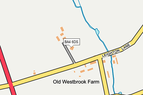 BA4 6DS map - OS OpenMap – Local (Ordnance Survey) BA4 6DS map - OS OpenMap – Local (Ordnance Survey)