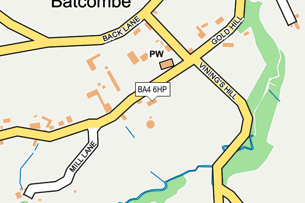 BA4 6HP map - OS OpenMap – Local (Ordnance Survey) BA4 6HP map - OS OpenMap – Local (Ordnance Survey)