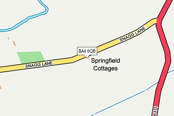 BA4 6QB map - OS OpenMap – Local (Ordnance Survey) BA4 6QB map - OS OpenMap – Local (Ordnance Survey)