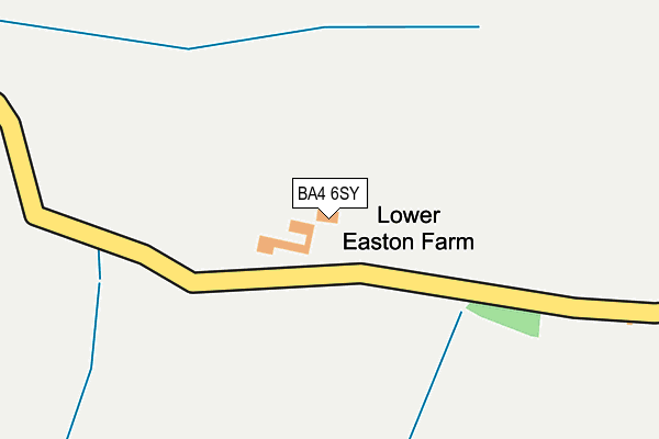 BA4 6SY map - OS OpenMap – Local (Ordnance Survey) BA4 6SY map - OS OpenMap – Local (Ordnance Survey)