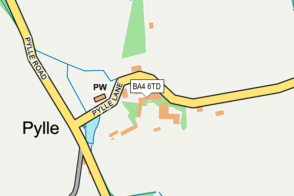 BA4 6TD map - OS OpenMap – Local (Ordnance Survey) BA4 6TD map - OS OpenMap – Local (Ordnance Survey)