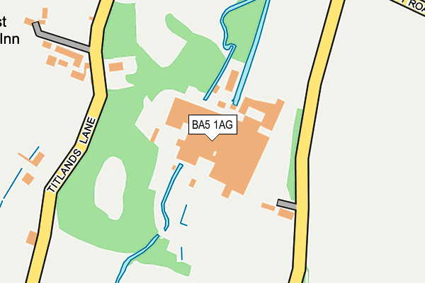 BA5 1AG map - OS OpenMap – Local (Ordnance Survey) BA5 1AG map - OS OpenMap – Local (Ordnance Survey)