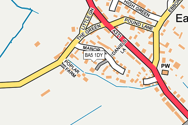 BA5 1DY map - OS OpenMap – Local (Ordnance Survey) BA5 1DY map - OS OpenMap – Local (Ordnance Survey)