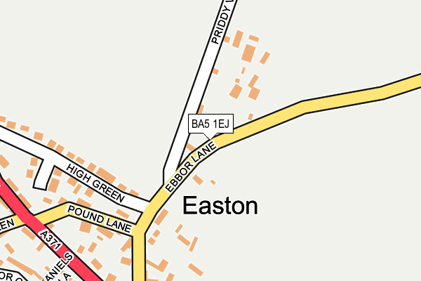 BA5 1EJ map - OS OpenMap – Local (Ordnance Survey) BA5 1EJ map - OS OpenMap – Local (Ordnance Survey)