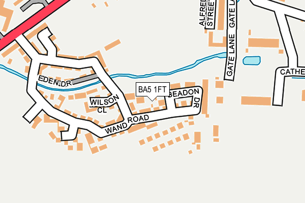 BA5 1FT map - OS OpenMap – Local (Ordnance Survey) BA5 1FT map - OS OpenMap – Local (Ordnance Survey)
