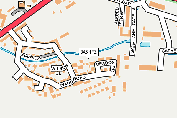 BA5 1FZ map - OS OpenMap – Local (Ordnance Survey) BA5 1FZ map - OS OpenMap – Local (Ordnance Survey)