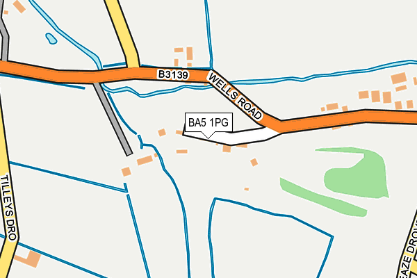 BA5 1PG map - OS OpenMap – Local (Ordnance Survey) BA5 1PG map - OS OpenMap – Local (Ordnance Survey)