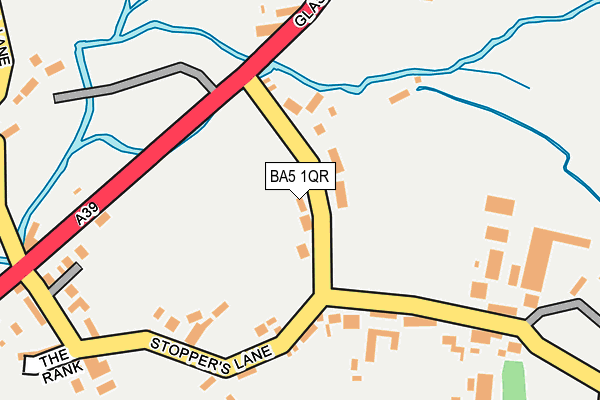 BA5 1QR map - OS OpenMap – Local (Ordnance Survey) BA5 1QR map - OS OpenMap – Local (Ordnance Survey)